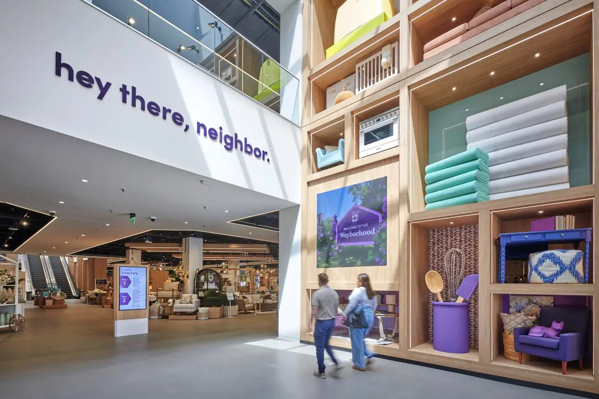 JT Magen Completes Wayfair’s First Store in Wilmette showroom interior 